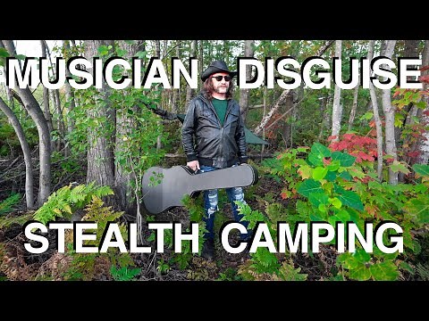 Musician Disguise Stealth Camping