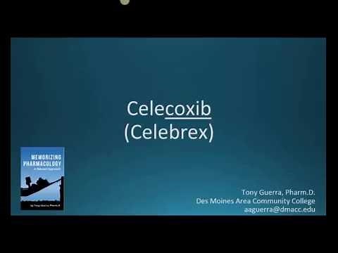 How to pronounce Celecoxib (Celebrex) (Memorizing Pharmacology Flashcard)