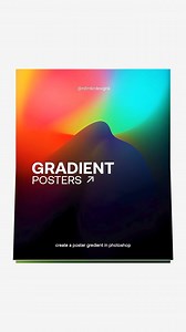 Minimalist Abstract Gradient Poster Explore the beauty of simplicity in print design. This poster features a smooth, deep blue to violet gradient background that creates a calming, atmospheric depth. The clean, bold white typography "GRADIENT POSTERS" stands out sharply against the dark backdrop, effectively communicating the subject of the design resource or tutorial. Disclaimer: All Credits to original creators. Gradient Poster, Abstract Background, Photoshop Tutorial, Print Design, Minimalist
