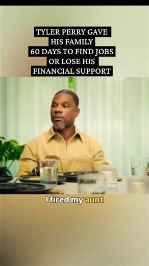 Tyler Perry gave his family 60 days to find a job or loose his financial support #tylerperry #tyler