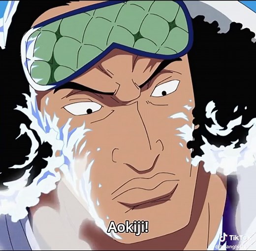 Aokiji vs Whitebeard Battle Highlights in Marineford