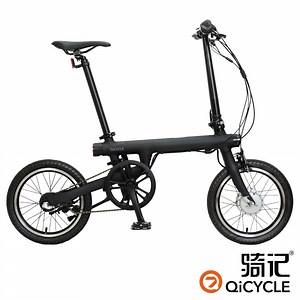 騎記QiCYCLE EF1台製歐規版 續航45公里 16吋內變三速電動輔助折疊自行車-消光黑 | 電動自行車 | Yahoo購物中心