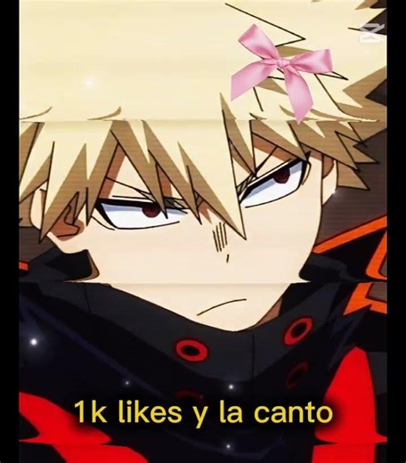 aclaro soy chika 🥺🔥 #bakugo #canta