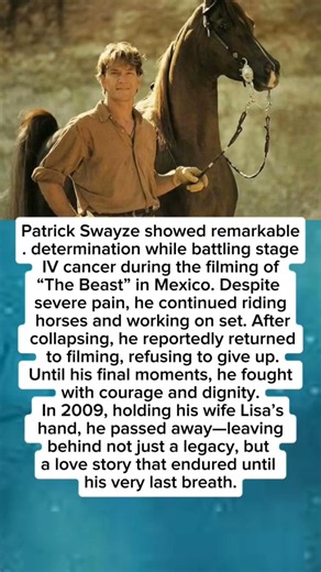 Patrick Swayze Refused to Give Up ❤️.
