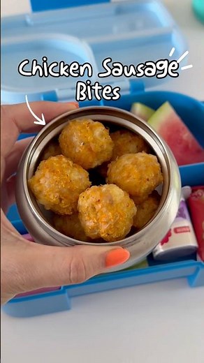 Chicken Sausage Bites - Lunchbox Idea