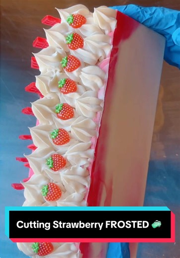 Cutting Strawberry Frosted Soap: A Relaxing ASMR Experience