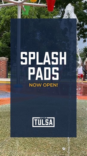 Beat the heat this summer at one of Tulsa's splash pads! With over 30 locations throughout the City, you can visit a splash pad or water playground near you! Find more information about Tulsa Park's water activities at cityoftulsa.org/aquatics Water Playground Locations: ☀️Celebration Park | 1002 W. 21st St. ☀️Chamberlain Park | 4949 N. Frankfort Ave. ☀️Helmerich Park | 7301 S. Riverside Dr. ☀️Hunter Park | 5804 E. 91st St. ☀️Kendall Whittier Park | 2645 E. 5th St. ☀️Lacy Park | 2134 N. Madison 