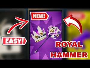 How to get the new ROYAL HAMMER in 1v1 with every gun fortnite map