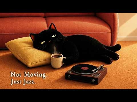 🔴 24/7 Vintage Cat Jazz ☕️🎷 Warm Noir Jazz for Coffee, Work & Quiet Relaxation