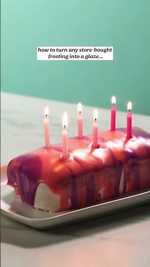 How To Turn Any Store-Bought Frosting Into A Glaze