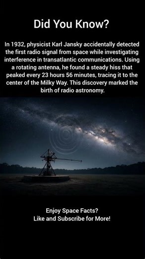 How Karl Jansky Accidentally Discovered Radio Signals From Space?