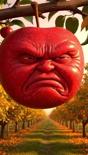 “Angriest Apple on the Tree 🍎😡 | One Bite Changed Everything” #creatorsearchinsights #asmr #digitalart #3danimation #viralvideo