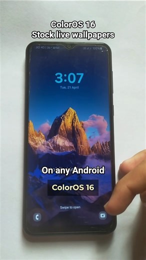 Get ColorOS live wallpapers on any Android #tech