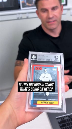 Goldin on Instagram: "An incredibly elusive 1990 Topps Card! This 1990 Topps #USA1 George Bush - BGS NM-MT+ 8.5 celebrates the baseball career of the 41st President of the United States! This is an outstanding, incredibly hard-to-find card and it's available in our Fall Historical Memorabilia Auction which is now LIVE at goldin.com!"