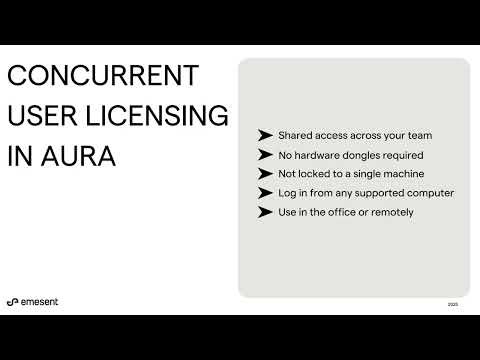 Concurrent User Licensing Walkthrough | Emesent Aura