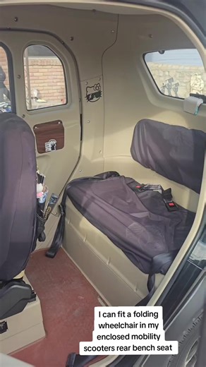 #q-runner #enclosedmobilityscooter #mobilityscooter #disabledcommunity #disabledtiktok