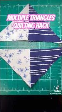 This Quilting Trick Saves Hours of Cutting #quilting #craftgeek