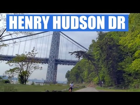 Henry Hudson Drive: Fort Lee to Englewood Cliff Marina with views of the GWB