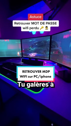 Astuce pour retrouver son mot de passe wi-fi facilement sur Windows et sur son iPhone ##astucepc##windows##gamer
