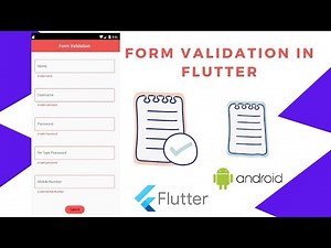 FORM VALIDATION IN FLUTTER || REGISTRATION FORM DESIGN || FORM VALIDATION IN FLUTTER
