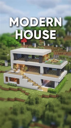 Akira on Instagram: "Minecraft Tutorial: Modern House 🏠 ▬▬▬▬▬▬▬▬▬▬▬▬▬▬▬▬▬▬ 🔍 Version • Java Edition 1.21.0 🌳 Resource Pack • Crops 3D • Ores 3D ☀️ Shader Pack • Complementary Shaders ▬▬▬▬▬▬▬▬▬▬▬▬▬▬▬▬▬▬ #minecraft #minecrafttutorial #minecrafthowtobuild #minecraftpe #minecraftjava"