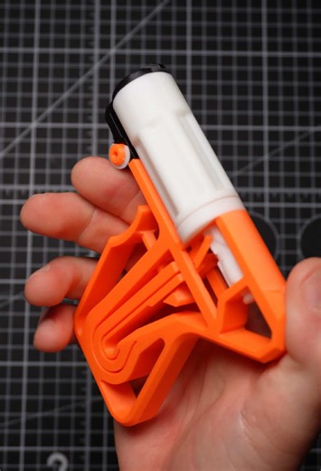 3D printed toothpick revolver by @It's On My Mind #creality3d