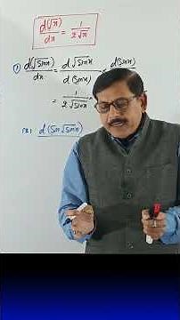 NCERT Class 12 Maths | Differentiation of √x | Chain Rule | Differentiation of Composite Functions