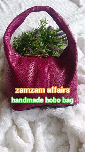 meet our ZALA hobo bag #fashion #handmadebags #trendingbags