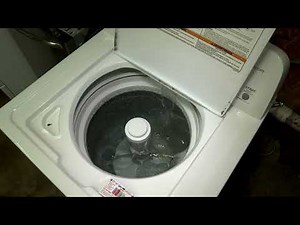 Admiral Top Load Washer ATW4675YQ - ExtraHeavy CYCLE - Washing Plastic Bowl and Fork