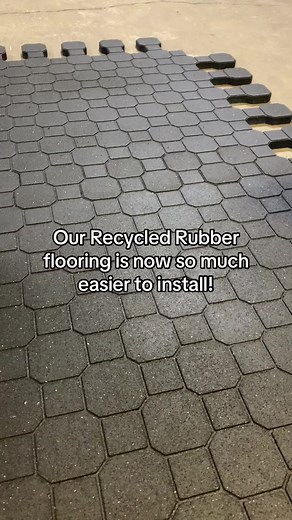 Easy Installation of Keystone Interlocking Rubber Flooring | Eco-Friendly
