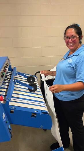 New Folding Machine for Bavarian Blast Towels