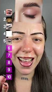 Ranking My Eyebrows 1–10 😍 | Which One Is Your Favorite?