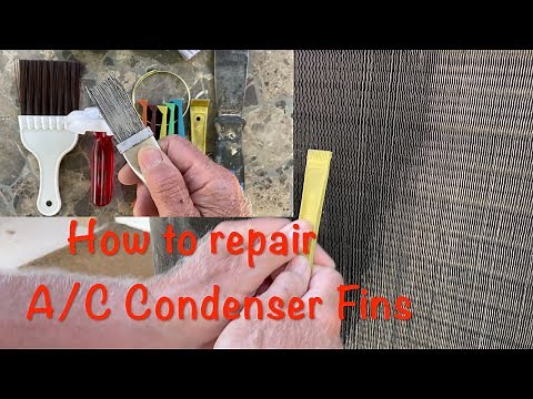 How to Repair and Clean Air Conditioner Condenser Fins
