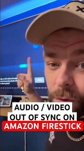 Amazon Firestick Audio and Video out of sync EASY FIX (UNDER 1 MINUTE) #amazonfirestick #firetv