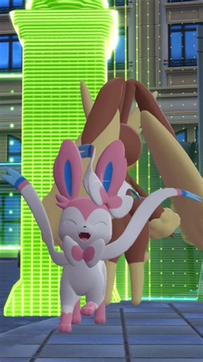 Sylveon Breaks Lopunny Out of Wild Zone! #pokemonlegendsza #sylveon #pokemon #gaming