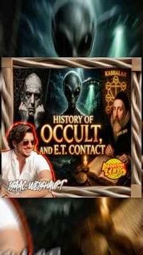 The most famous people of the occult all record contact with aliens. 👽 🛸 🪄