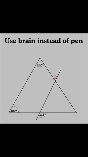 Basic mathematics Triangle problem algebra tricky problem #mathteacher #mathlover #mathfun #algebra