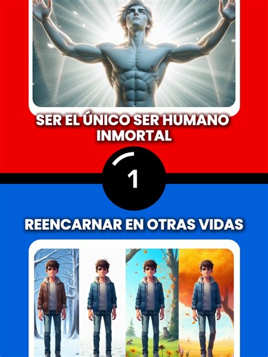 ¿Ser inmortal o reencarnar? ¡Descubre tu preferencia!