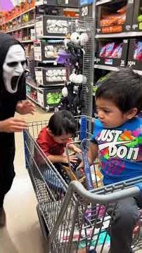 Walking into the funniest Halloween store ever#foryou #halloween #scareprank #funny