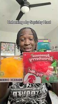 Unboxing my Walmart squishy haul 🤩 #unboxing #squishy #squishies #needoh #strawberry