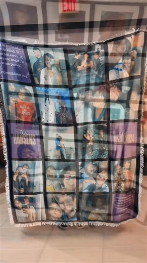 Step up your game this season with are custom blankets starting at $60 • ✨ We Make any Custom Blankets and pillows | Crafted Memories
