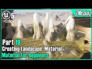 Materials for beginners in Unreal Engine5- 19 Creating Landscape Material