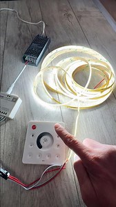 Addressable LED strip. Without unnecessary colors. Only light and movement.