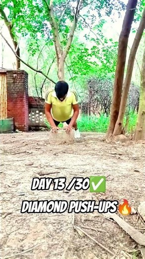 💎 Diamond Push-Ups benefits 🔥 | Ultimate Home Workout for Chest, Triceps & Shoulders#shorts