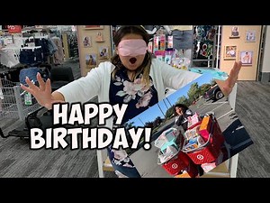 Buying My Sister Everything She Touches Blindfolded for Her BIRTHDAY!