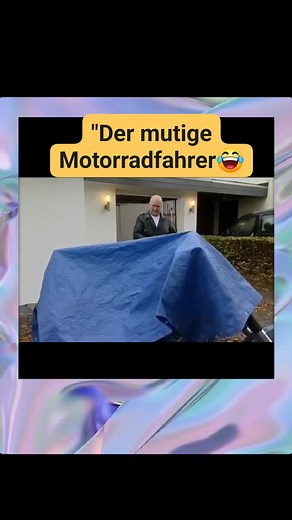 Der mutige Motorradfahrer 🏍️ #deutschlernen #lustig #fyp #reels #تعلم_الألمانية | Klassische Unterhaltung