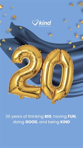 11 reactions | 2026 marks 20 years of Kind Behavioral Health supporting children and families! From our very first clinic to today, we partner with families to build meaningful skills, foster joyful connections, and celebrate growth, on each child’s terms. Follow along this year as we share stories from our team, highlight milestones, and offer practical tips for families. #20YearsOfKind #abatherapy #familysupport #neurodiversityaffirming | Kind Behavioral Health | Facebook