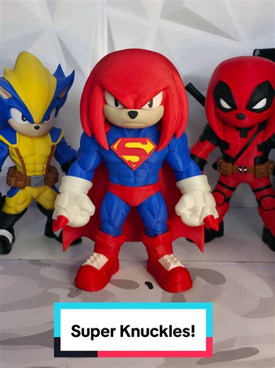 Super Knuckles is absolute FIRE 🔥🔴🔵 Ill let this one speak for its self! #superman #knuckles #asmr #asmrsounds #likе