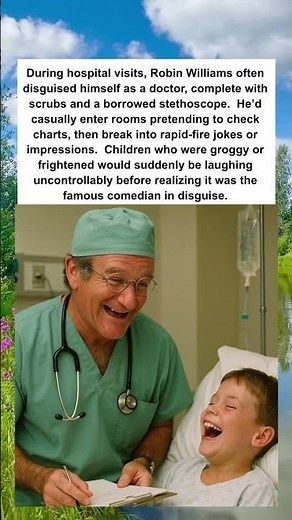 Robin Williams UNDERCOVER Doctor 🥲❤️