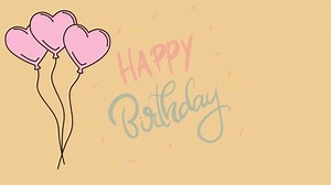 Cake, Birthday Cake, Birthday Text. Free Stock Video